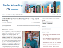 Tablet Screenshot of blog.bookshare.org